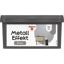 Alpina Wandfarbe Metall Effekt Silber 1 l