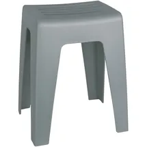 Wenko Badhocker Kumba grau 38x47x32 cm