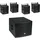Omnitronic Molly-12A+Molly-6 Aktives PA-Lautsprecher-Set inkl. Subwoofer Bluetooth