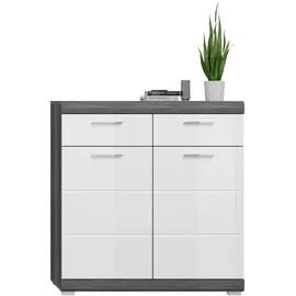 xonox.home Scout Schuhschrank 90x37x96 cm weiß