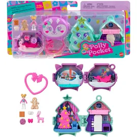 POLLY POCKET Spielwelt Winter Holiday Schatulle bunt
