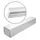 Profhome Eckleisten Zierleisten 15 St. 3000 x 0,5 x 0,5 cm