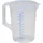 Hünersdorff Messkanne 2000 ml PP, 2 Skalen geschlossener Griff, transparent