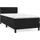 vidaXL Boxspringbett 100 x 200 cm Schwarz