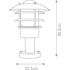 Elstead Lighting Elstead Lighting, Gartenbeleuchtung, Helsingor (E27, IP44)