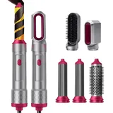 Vmxlso 5 in 1 Hairstyler, Airstyler mit Rotierende Warmluftbürste, Rundbürstenföhn, Ionen Haartrockner, Lockenbürste Warmluft, Airflow Lockenstab Automatisch, Glättbürste, Haarstyling Geräte