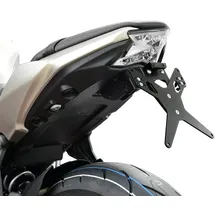 Zieger Kennzeichenhalter X-Line für Kawasaki Z650 17-23 Schwarz
