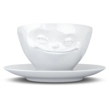 Fiftyeight Kaffeetasse grinsend weiß