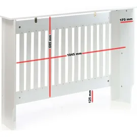 toboli Heizkörperverkleidung 112 x 19 x 82 cm