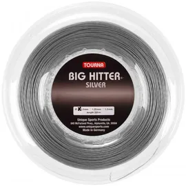Tourna Tennissaite, Big Hitter (Haltbarkeit) silber 220m Rolle