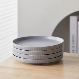 JIWOO Dessertteller Ø21 cm grau 4er Set
