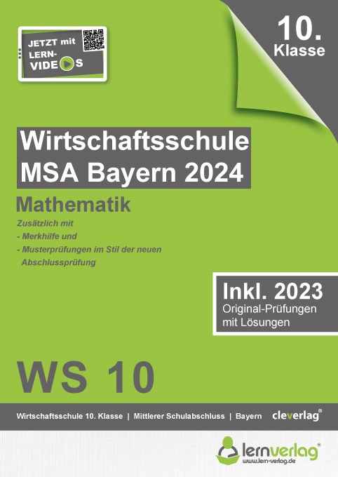 Original-Prüfungen Wirtschaftsschule Bayern 2024 Mathematik  Kartoniert (TB)