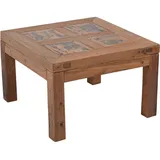 Garden Pleasure Gartentisch Kokoda braun quadratisch 70,0 x 70,0 x 45 cm