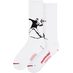 MuseARTa Unisex Socken Banksy Graffiti - Flower Bomber