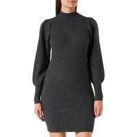 ONLY Damen »ONLKATIA L/S Knt Noos Dress, Dark Grey Melange, XS