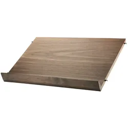 String - Magazin-Ablage, 58 x 30 cm, Walnuss