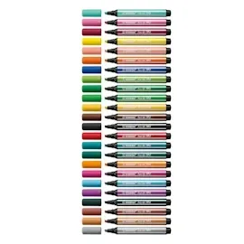 Stabilo Pen 68 MAX ARTY Filzstifte farbsortiert, 24 St.