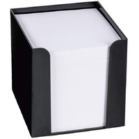 Brunnen König und Ebhardt König & Ebhardt 860101090 Zettelbox schwarz, gefüllt mit 700 Blatt) weiß