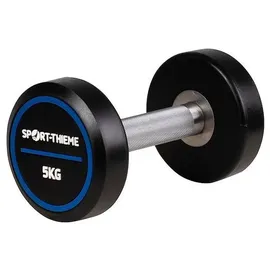 Sport-Thieme Kompakthantel PU Pro Kurzhantel 5 kg schwarz-blau