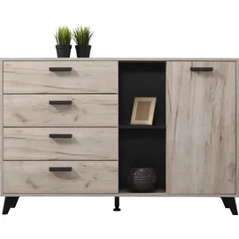 INOSIGN Sideboard Umbria 137,5 x 90,5 x 40 cm Grau