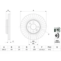 Bosch Bremsscheibe 0 986 478 590