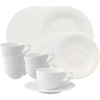 Villeroy & Boch New Cottage Basic Kaffeeservice 18-tlg. weiß