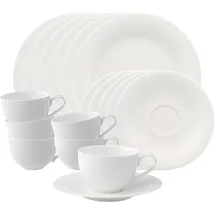 Villeroy & Boch New Cottage Basic Kaffeeservice 18-tlg. weiß