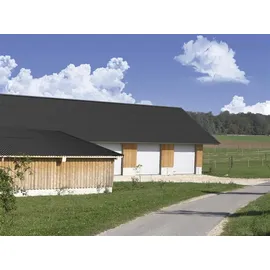 stegplattendepot Wellplatte Sinus 95/34 200 x 95 cm schwarz