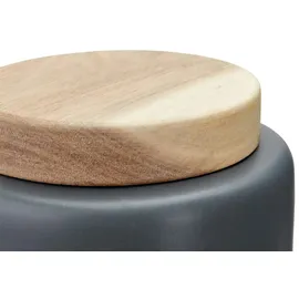 KHG Aufbewahrungsdose Zwiebeln grau 17 x 16,5 cm