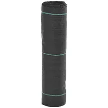 vidaXL Unkrautvlies Schwarz 0,5 x 25 m