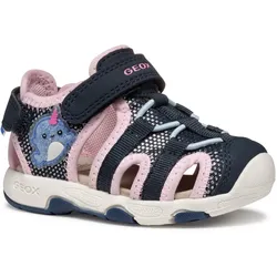 Lauflernschuh »B SANDAL MULTY GIRL«, Sommerschuh, Klettschuh für Laufanfänger, Gr. 26, navy-pink, , 16647111-26