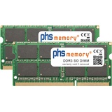 PHS-memory 8GB (2x4GB) Kit RAM Speicher für Fujitsu CELVIN NAS Q805 DDR3 SO DIMM 1600MHz (Fujitsu CELVIN NAS Q805, 2 x 4GB), RAM Modellspezifisch
