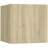 vidaXL TV-Wandschrank Sonoma-Eiche 30,5x30x30 cm