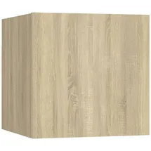vidaXL TV-Wandschrank Sonoma-Eiche 30,5x30x30 cm