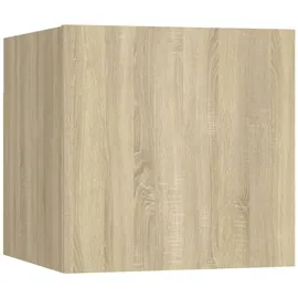vidaXL TV-Wandschrank Sonoma-Eiche 30,5x30x30 cm