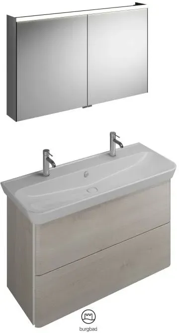 burgbad IVEO SFHK120 Möbelgruppe - Eiche Dekor Merino F2835