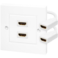 Logilink AH-0015 HDMI Wanddose 2x HDMI Buchse