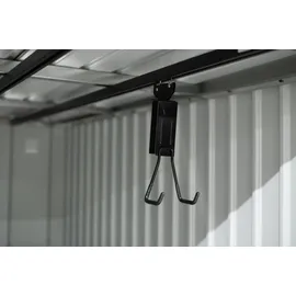 Westmann Velos 2 Fahrradgarage abschließbar schwarz 222 x 133 x 151 cm