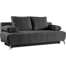 werk2 Schlafsofa »Troya«, 2-Sitzer Sofa und Schlafcouch mit Federkern & Bettkasten