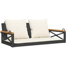 vidaXL Hängebank 109 x 62 x 40 cm Schwarz
