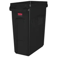Rubbermaid Slim Jim 60 l Schwarz