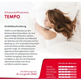 Fdm TEMPO 140 x 200 cm H4