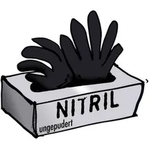 leipold doehle 14680 100 St. Nitril Einweghandschuh Größe (Handschuhe): 7, S
