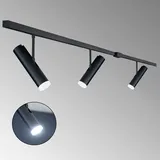 Schöner Wohnen Deckenleuchte "HV-TRACK LINA", schwarz, 9 Stk., SCHÖNER WOHNEN-KOLLEKTION, Leuchten, Starterset, kein Suchen nach passenden Komponenten notwendig, LED Schienensystem LED Deckenstrahler