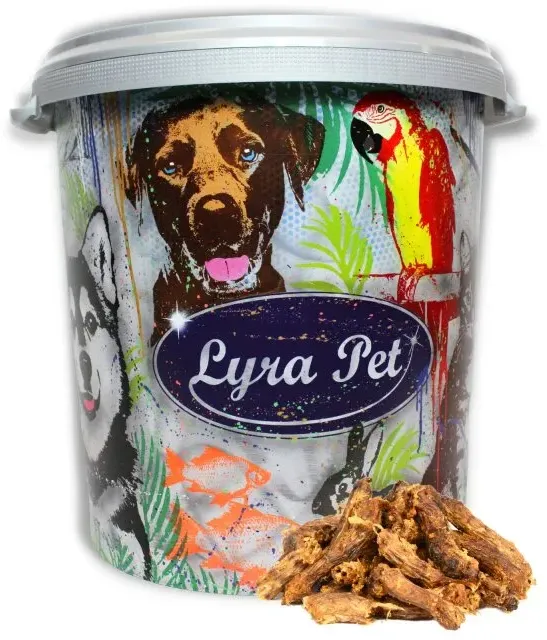 5 kg Lyra Pet® Hühnerhälse in 30 L Tonne