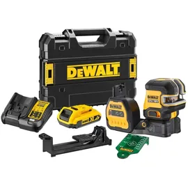 DeWalt DCE825D1G18 5-Punkt-Kreuzlinienlaser Grün selbstnivellierend IP54