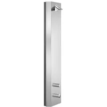 Schell LINUS Duschpaneel Mischwasser Thermostat für 2 Verbraucher Edelstahl gebürstet 008442899