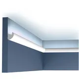 Orac CX188 Axxent Eckleiste für Indirekte Beleuchtung Duropolymer CX188 200 x 3 x 3,4 cm
