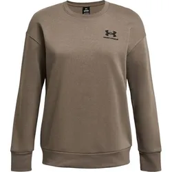 UNDER ARMOUR Damen Sweatshirt ESSENTIAL FLEECE, TAUPE DUSK, XS