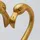 Kare Design Deko Figur Flamingo Love, Gold, Accessoire, Handarbeit, Artikelhöhe 39cm